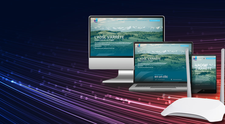 Le nouveau site internet de Gers Fibre.