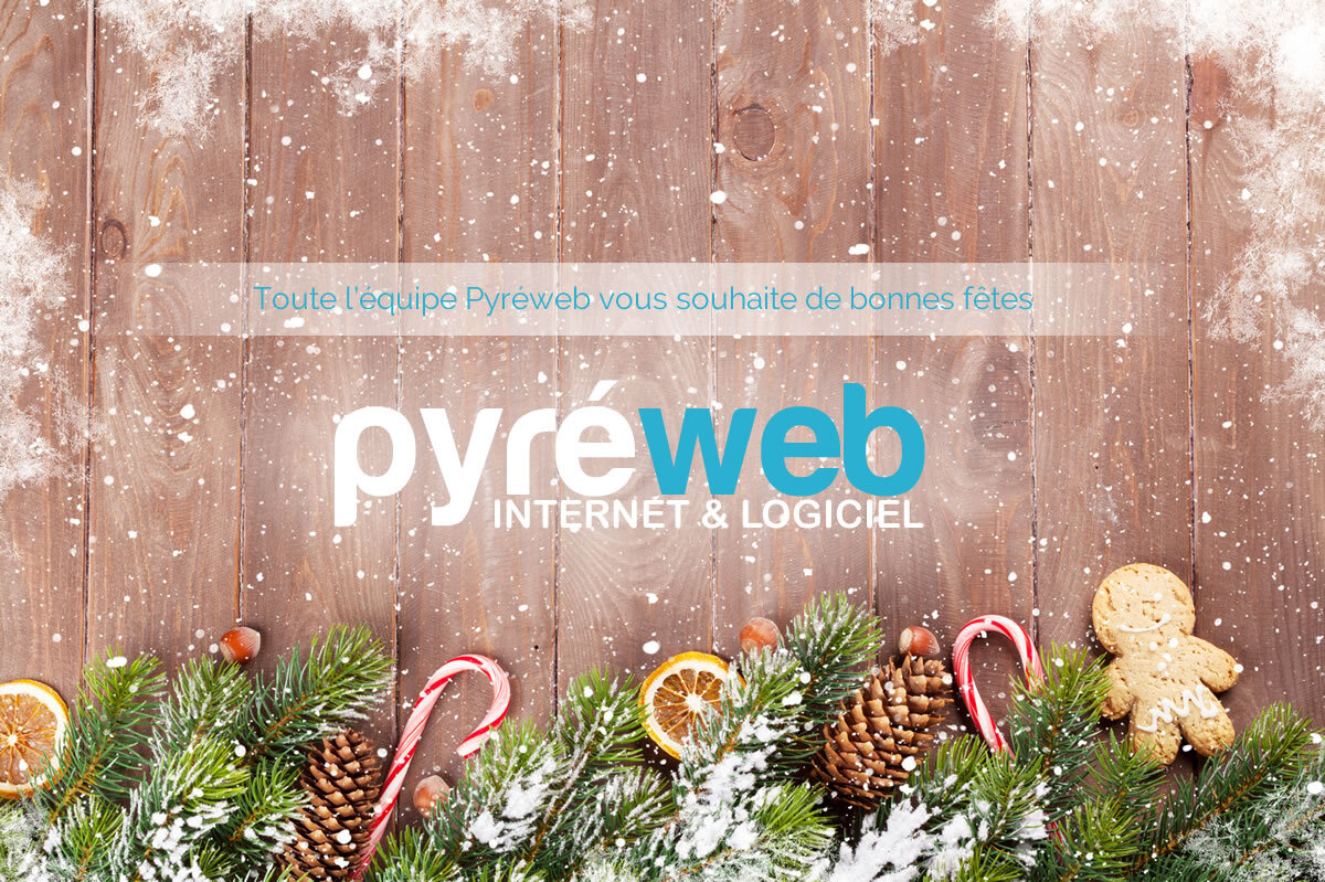 Toute notre équipe vous souhaite de joyeuses fêtes de fin d'année !
