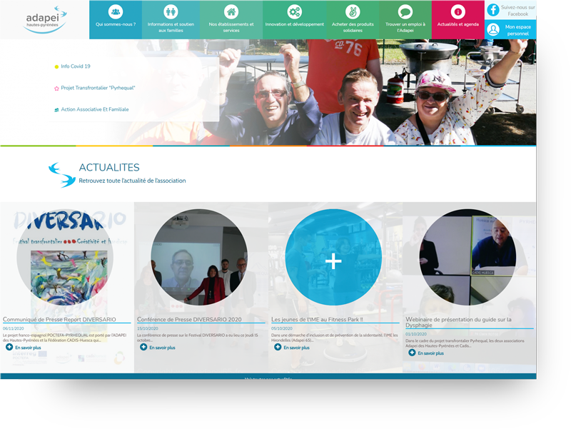 creation site association parentale 65