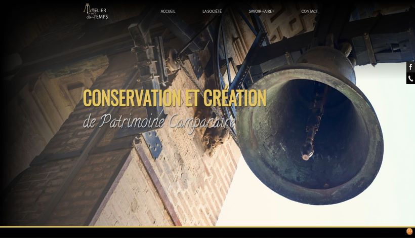 Création du site internet pour une entreprise artisanale et campaniste