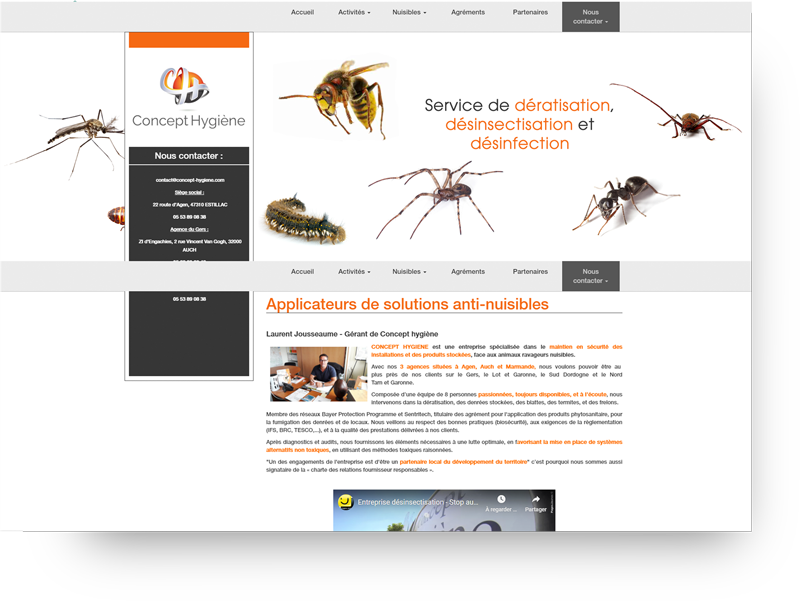 creation site societe anti-nuisible