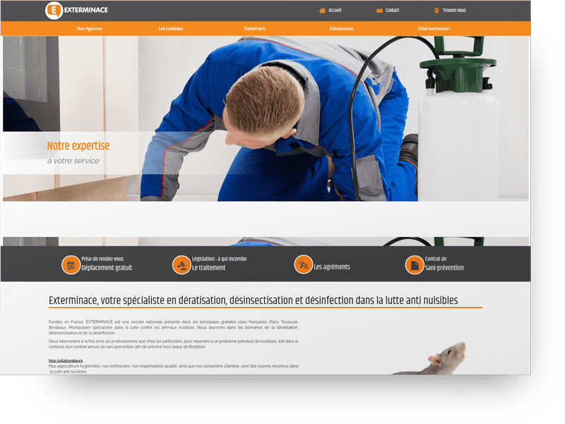 creation site societe anti-nuisible toulouse