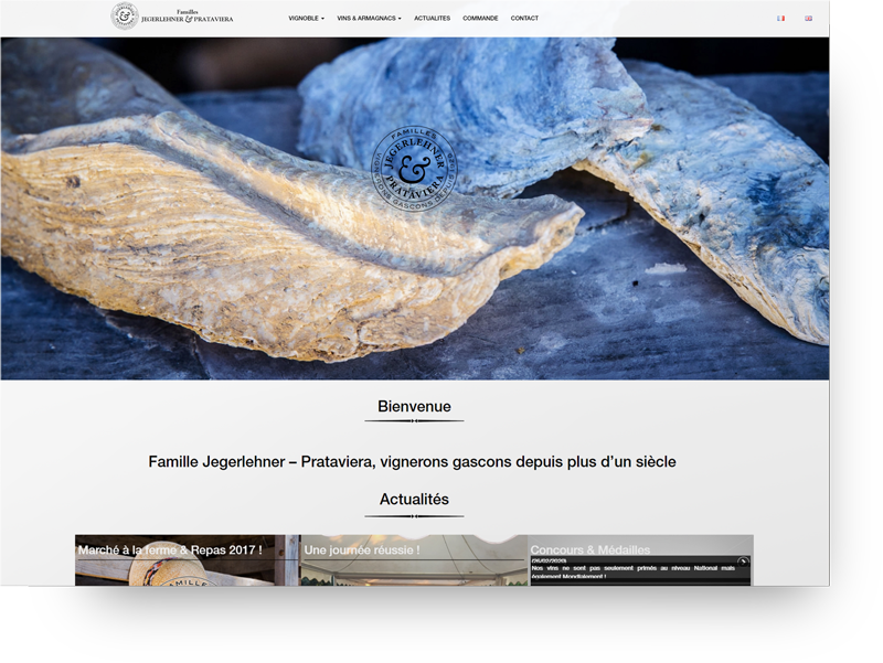 creation site vignoble