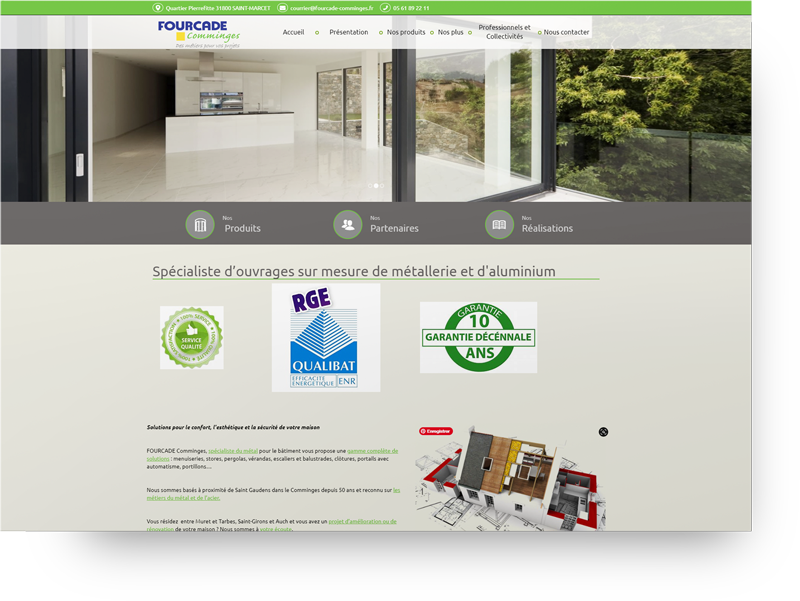 creation site fabricant metal