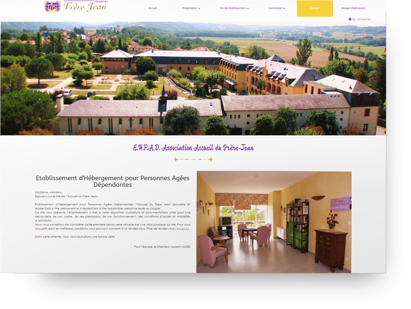 creation site ehpad galan