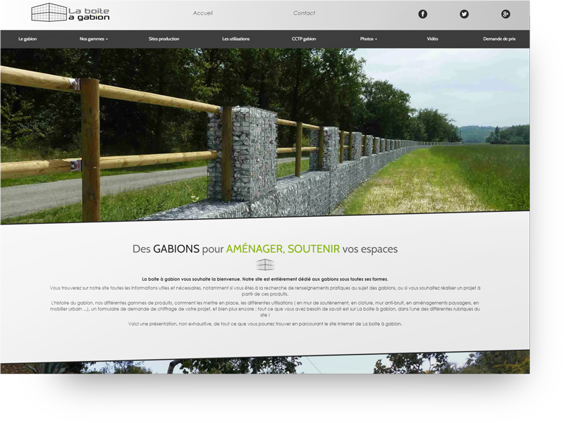 creation site fournisseur materiaux