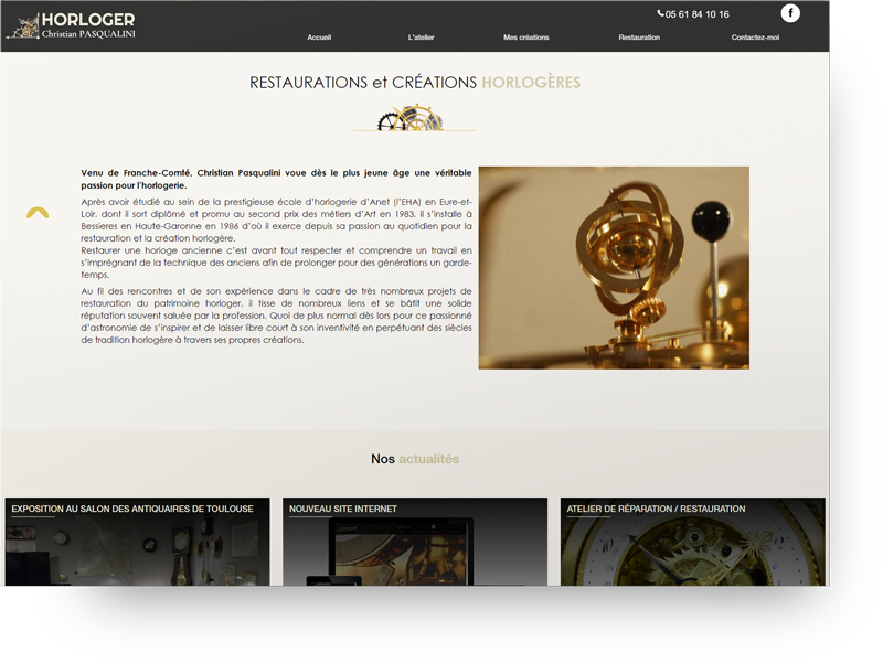 creation site horloger