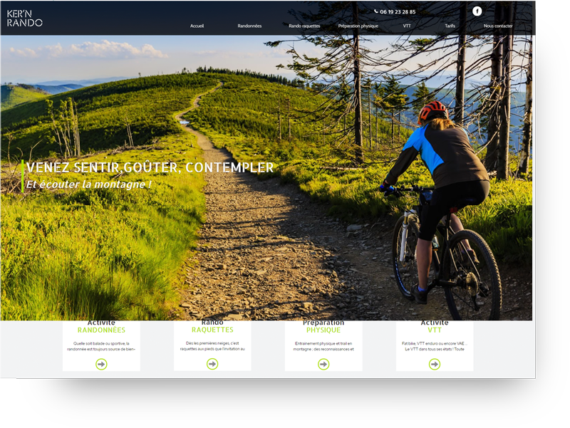 creation site accompagnateur rando