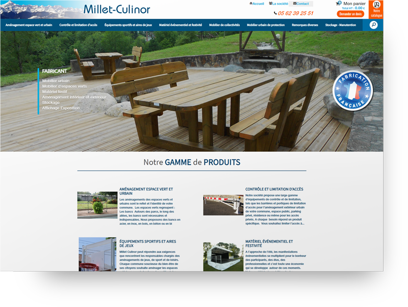 creation catalogue equipements collectivites