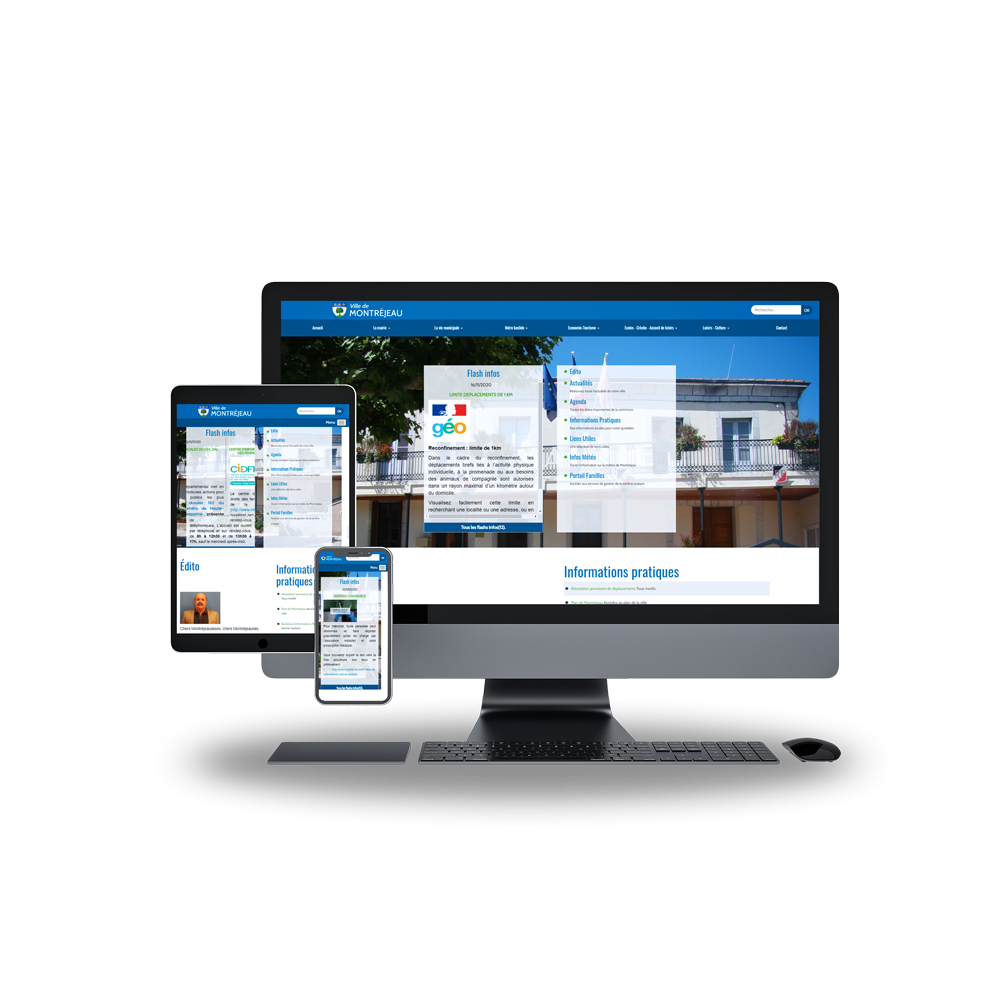 creation site mairie montrejeau