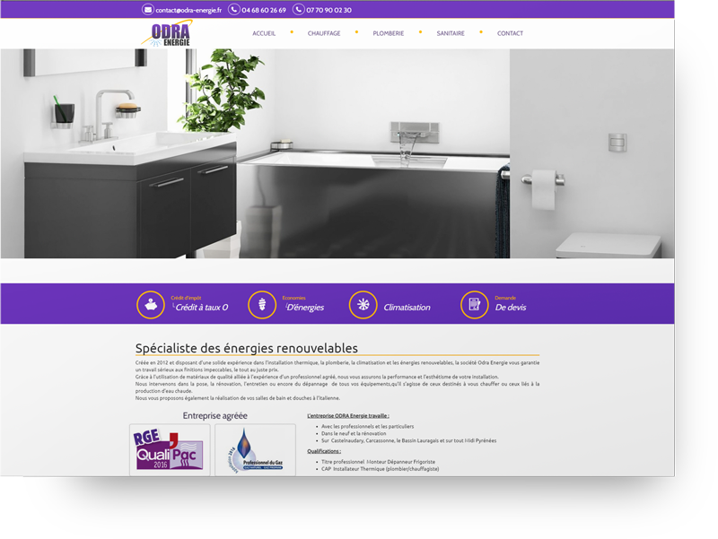 creation site societe energies renouvelables
