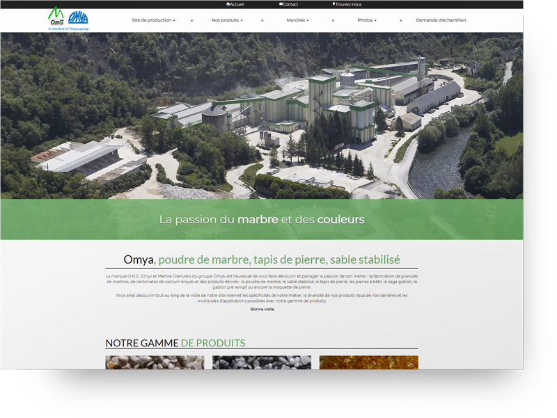 creation site fabricant materiaux