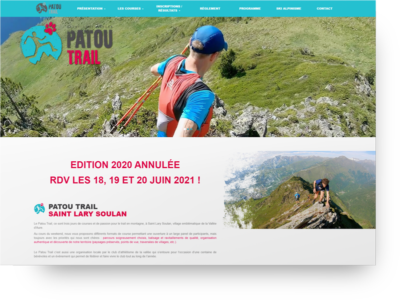 creation site sejours trail montagne