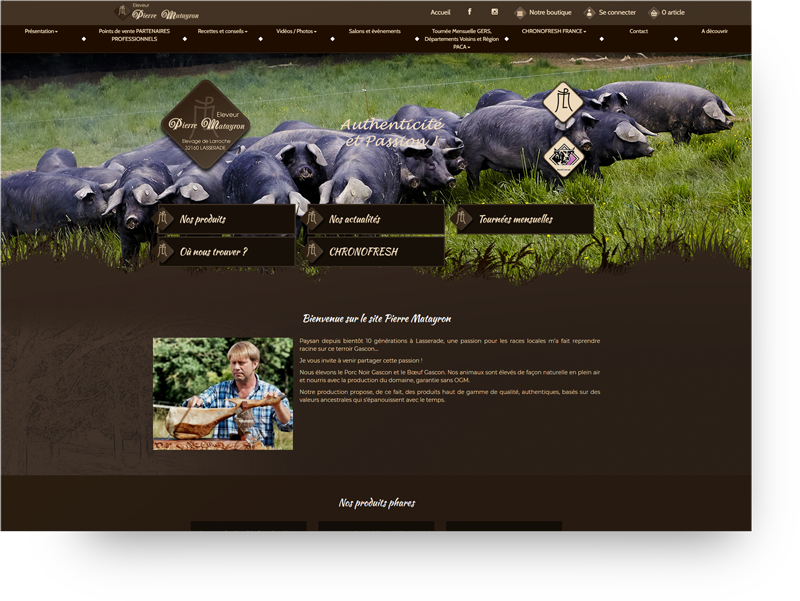 creation site eleveur