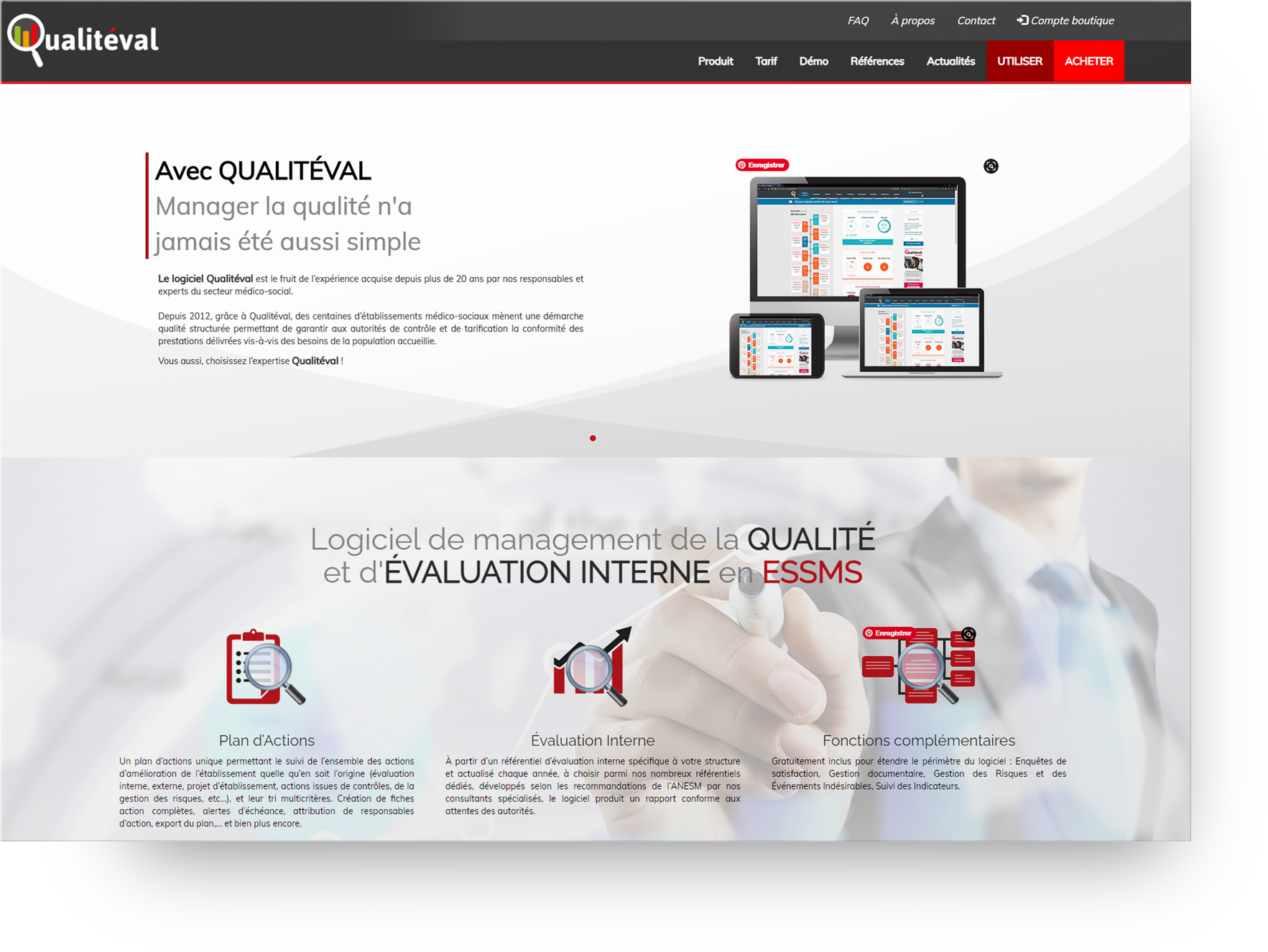 creation site logiciel gestion qualite