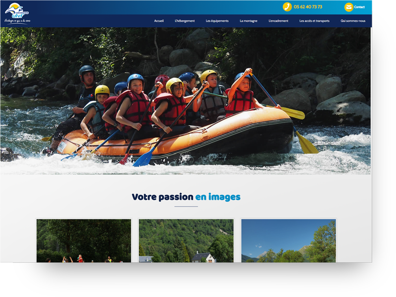 creation site club vacances sport