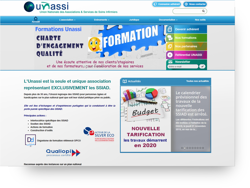 creation site asso sante