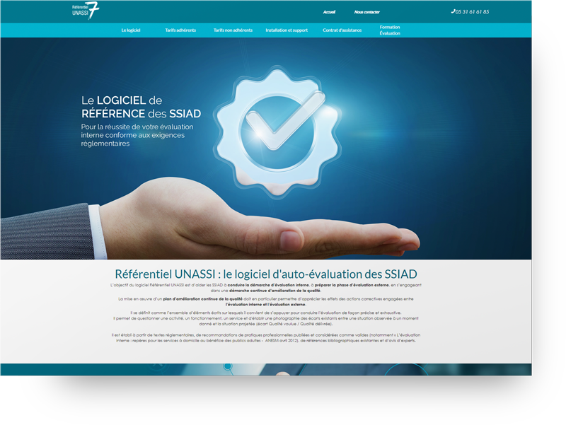 creation site internet logiciel qualité